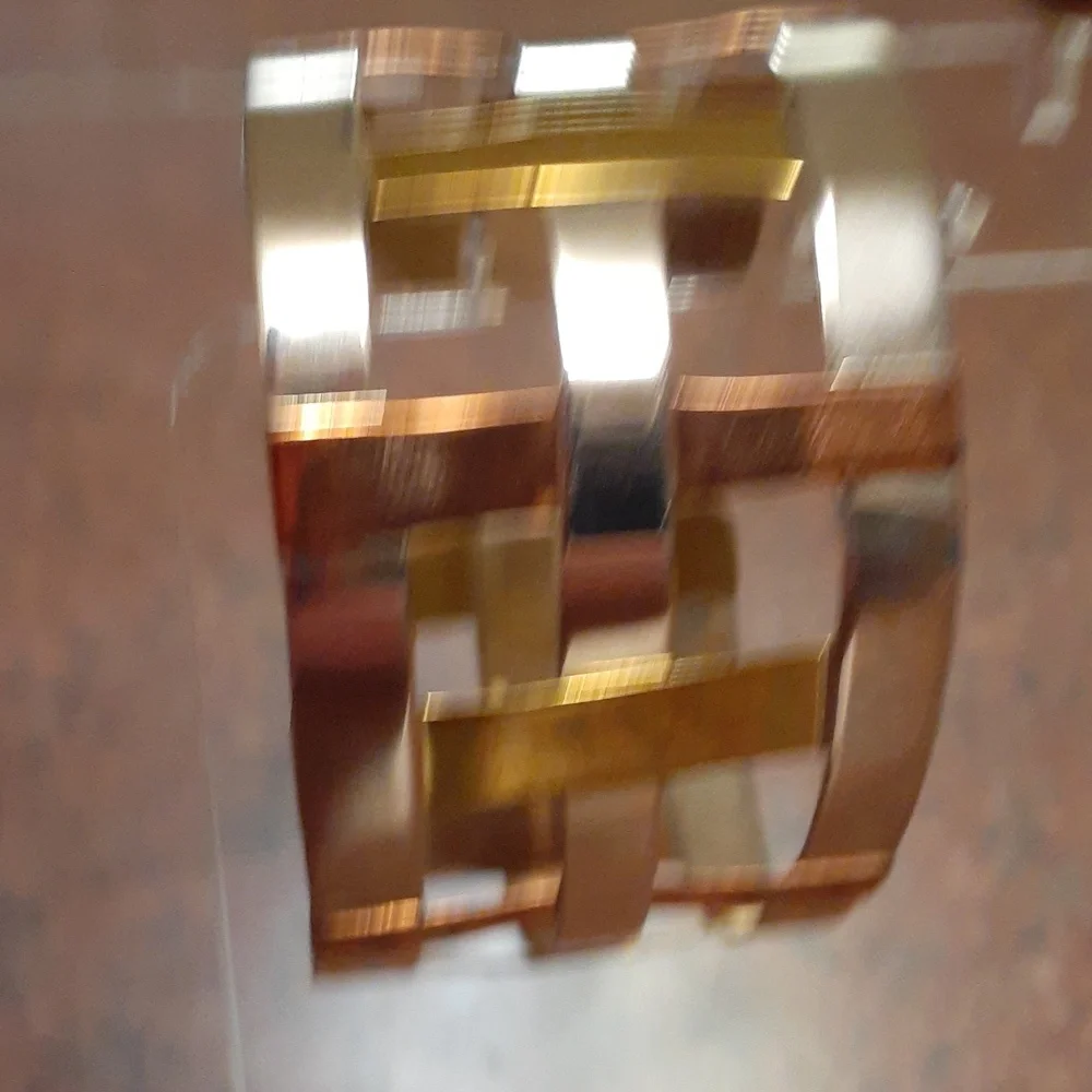 Rlm studio gorgeous silver, copper and brass cuff bracelet - Picture 2 of 5